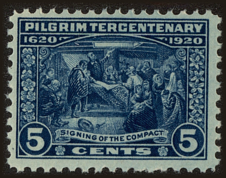Front view of United States 550 collectors stamp