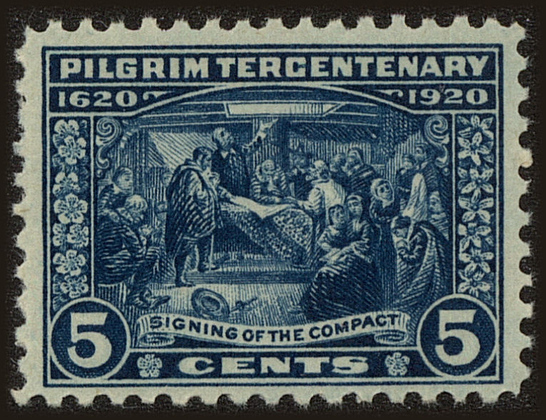 Front view of United States 550 collectors stamp