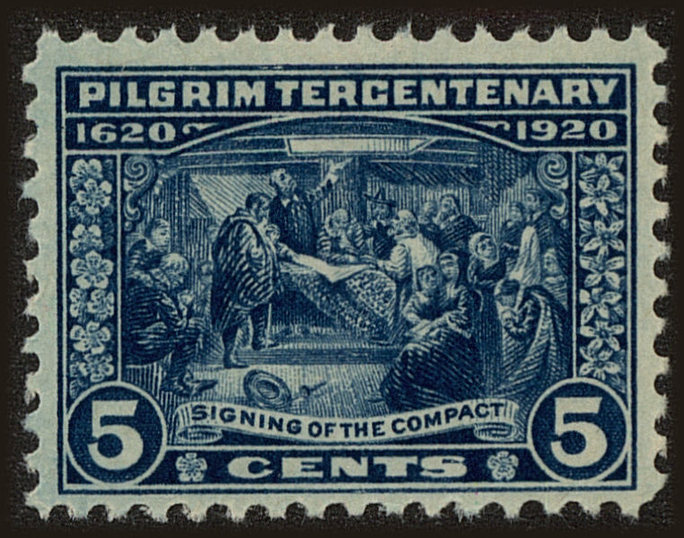 Front view of United States 550 collectors stamp