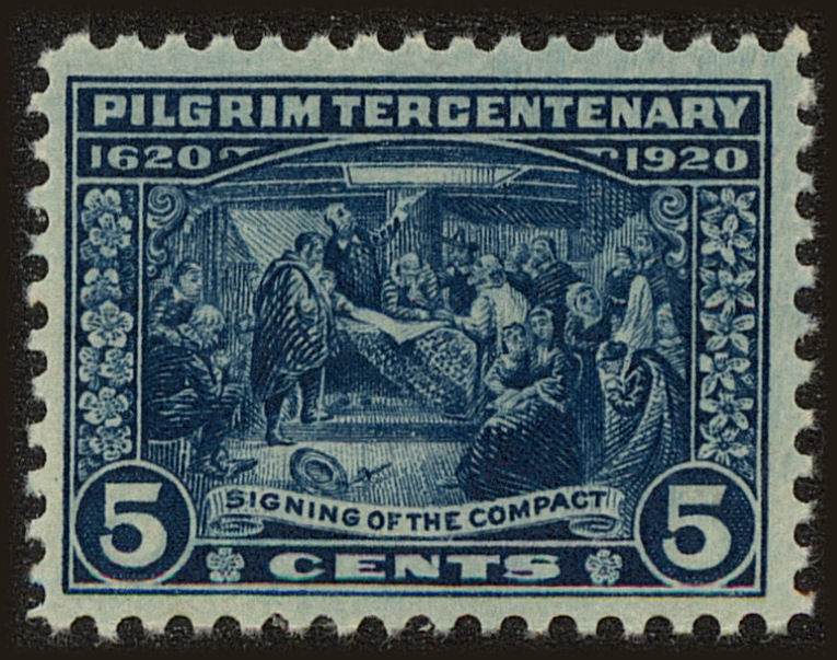 Front view of United States 550 collectors stamp