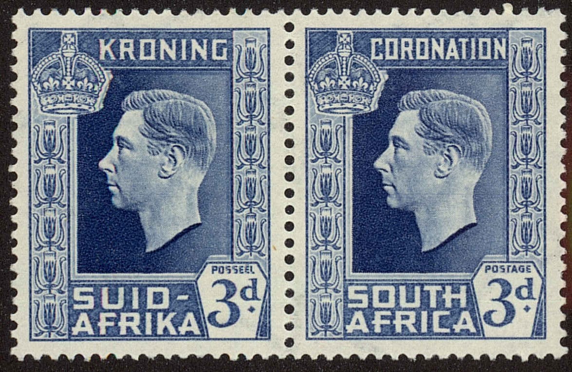 Front view of South Africa 77 collectors stamp