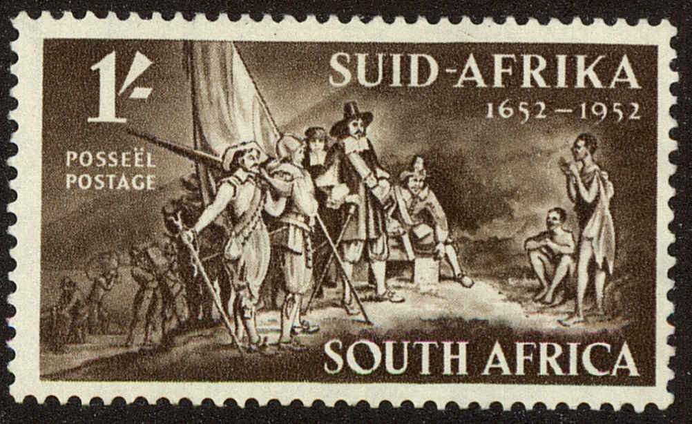 Front view of South Africa 119 collectors stamp