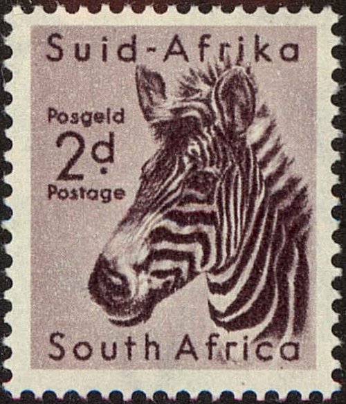 Front view of South Africa 203 collectors stamp