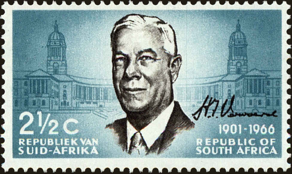 Front view of South Africa 314 collectors stamp
