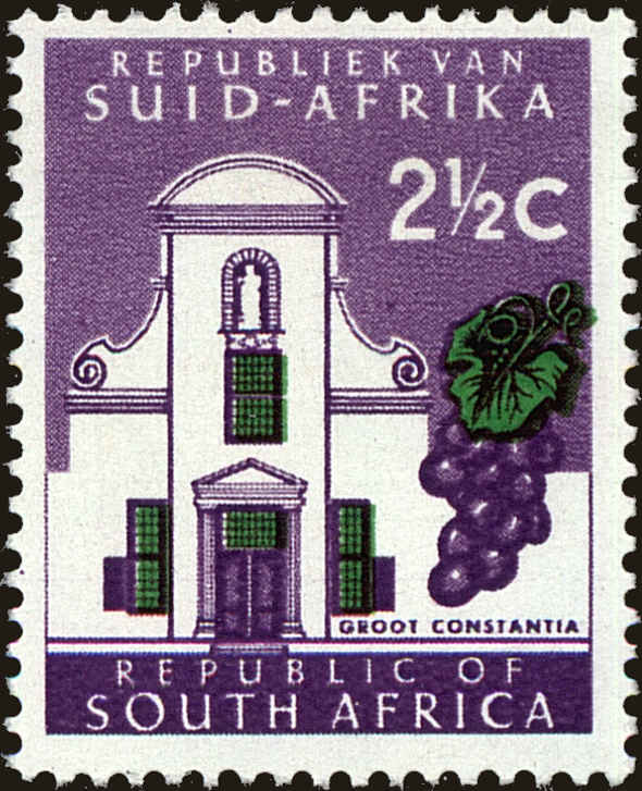 Front view of South Africa 320 collectors stamp