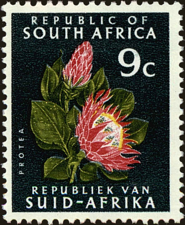 Front view of South Africa 336 collectors stamp