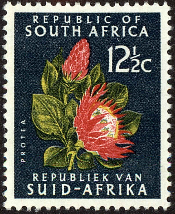 Front view of South Africa 338 collectors stamp