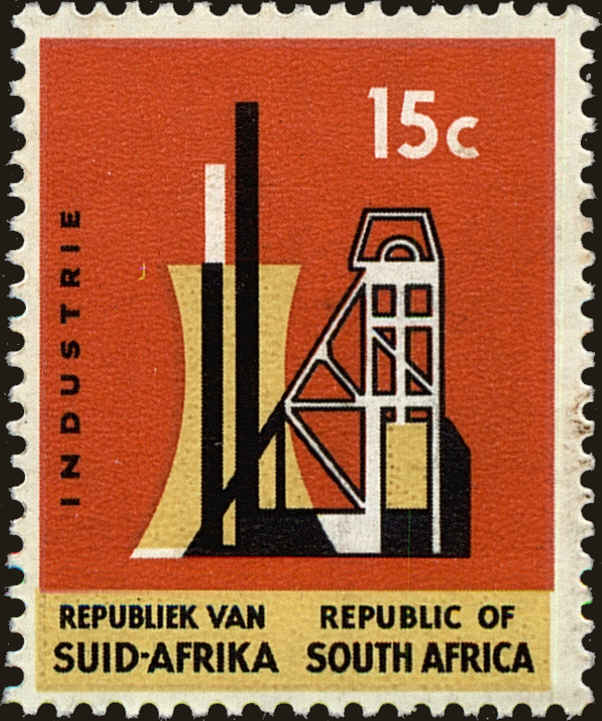 Front view of South Africa 339 collectors stamp