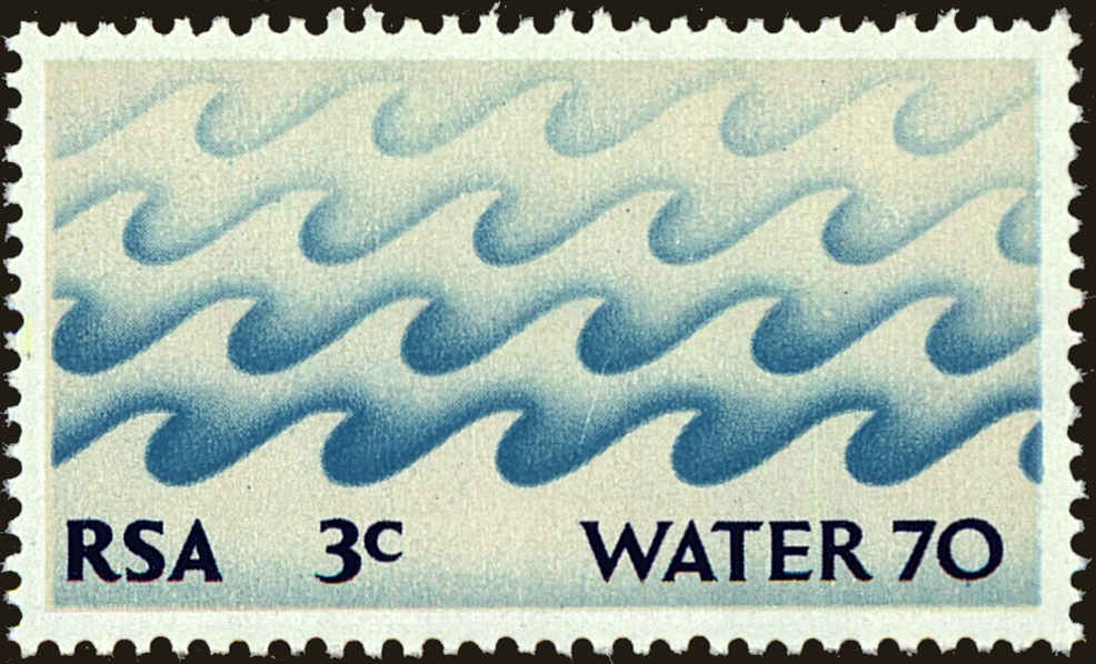 Front view of South Africa 360 collectors stamp