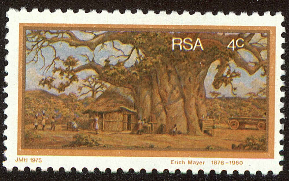 Front view of South Africa 461 collectors stamp