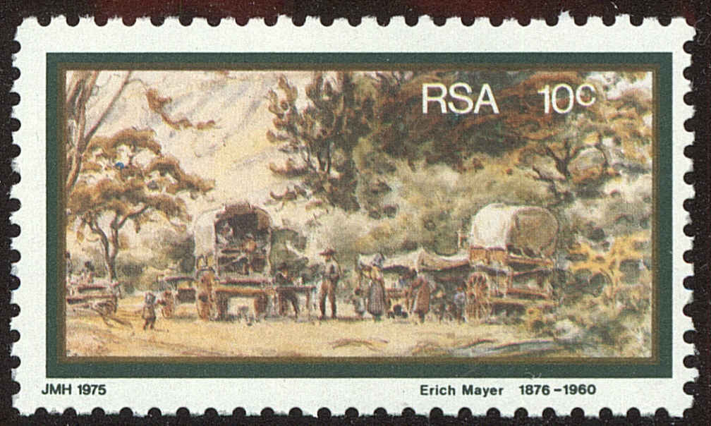 Front view of South Africa 462 collectors stamp