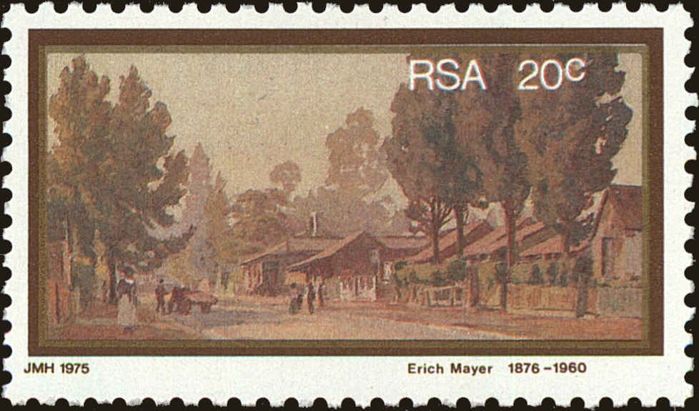 Front view of South Africa 464 collectors stamp
