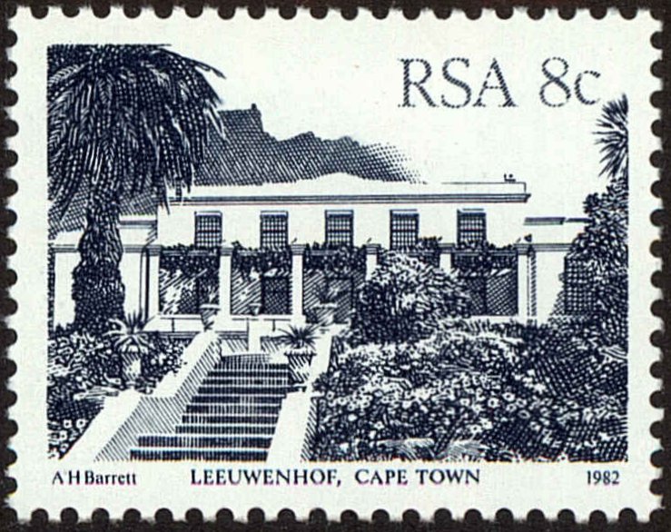 Front view of South Africa 574 collectors stamp