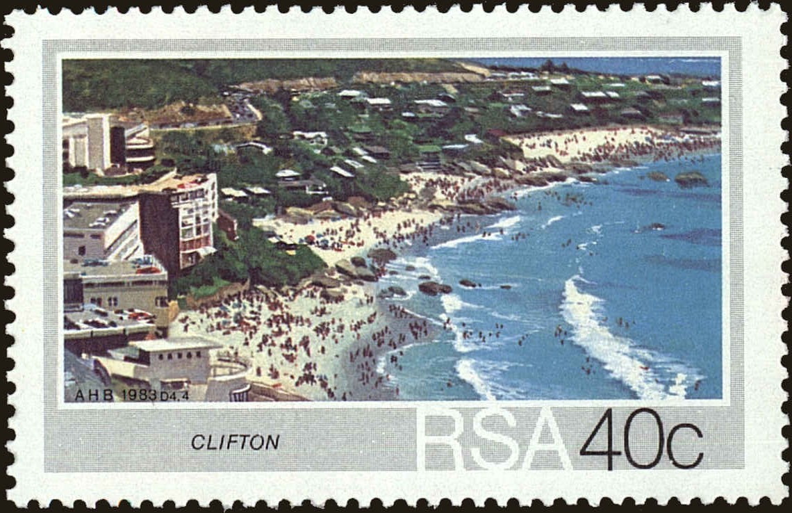 Front view of South Africa 625 collectors stamp