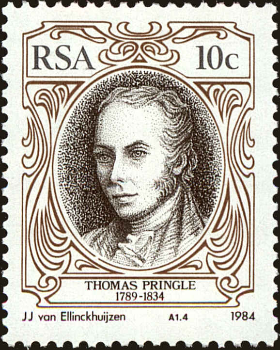Front view of South Africa 626 collectors stamp