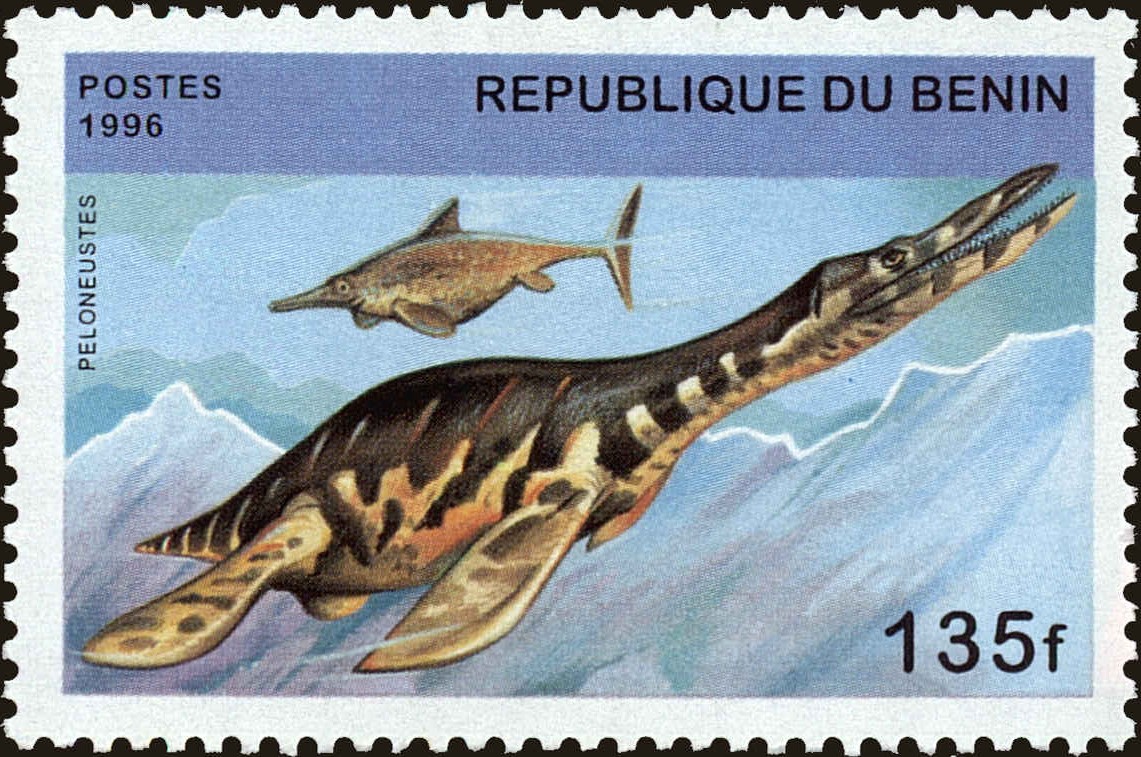 Front view of Benin 888 collectors stamp