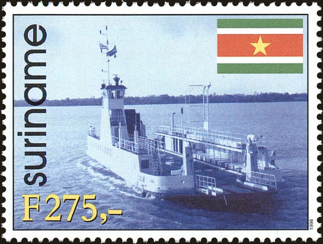 Front view of Surinam 1148 collectors stamp