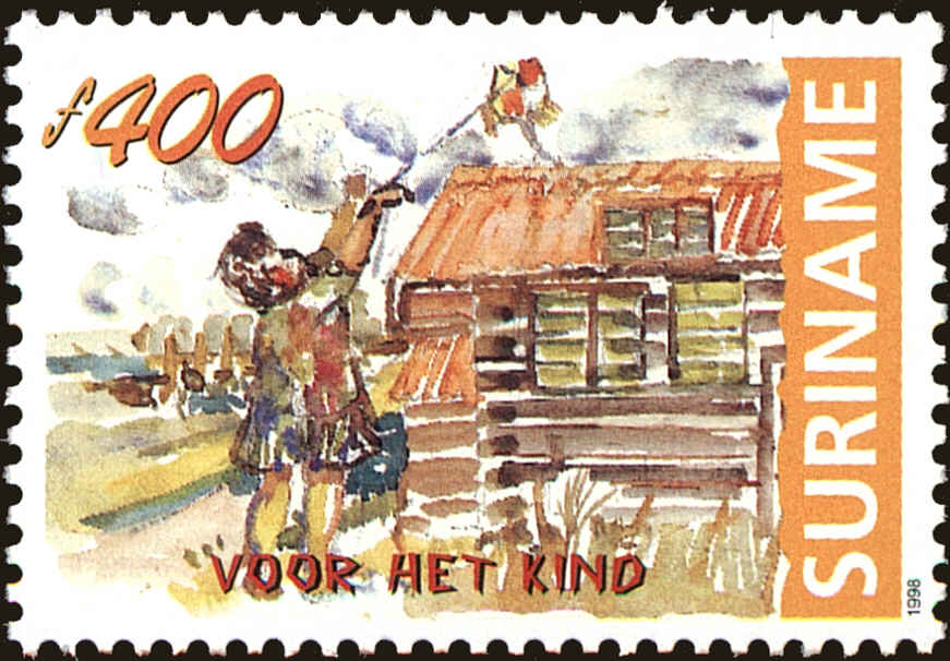 Front view of Surinam 1164 collectors stamp