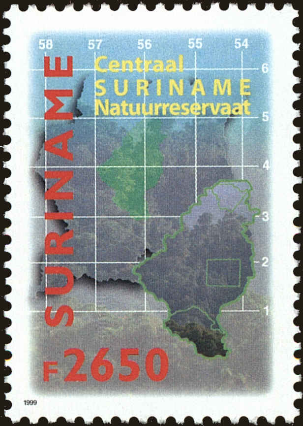 Front view of Surinam 1193 collectors stamp