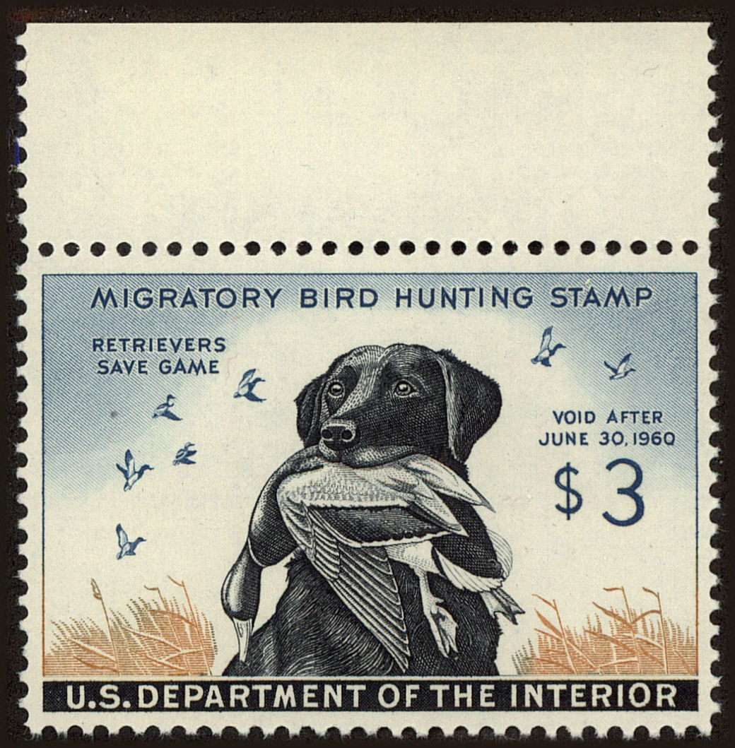 Front view of United States RW26 collectors stamp