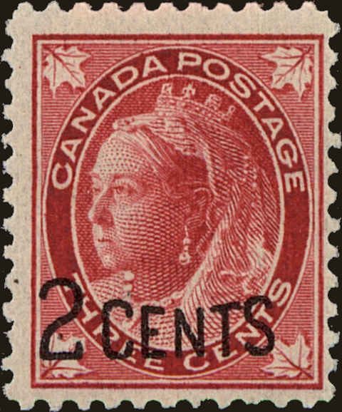 Front view of Canada 87 collectors stamp