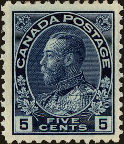 Front view of Canada 111 collectors stamp
