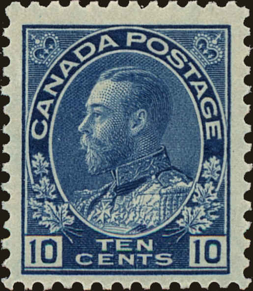 Front view of Canada 117a collectors stamp