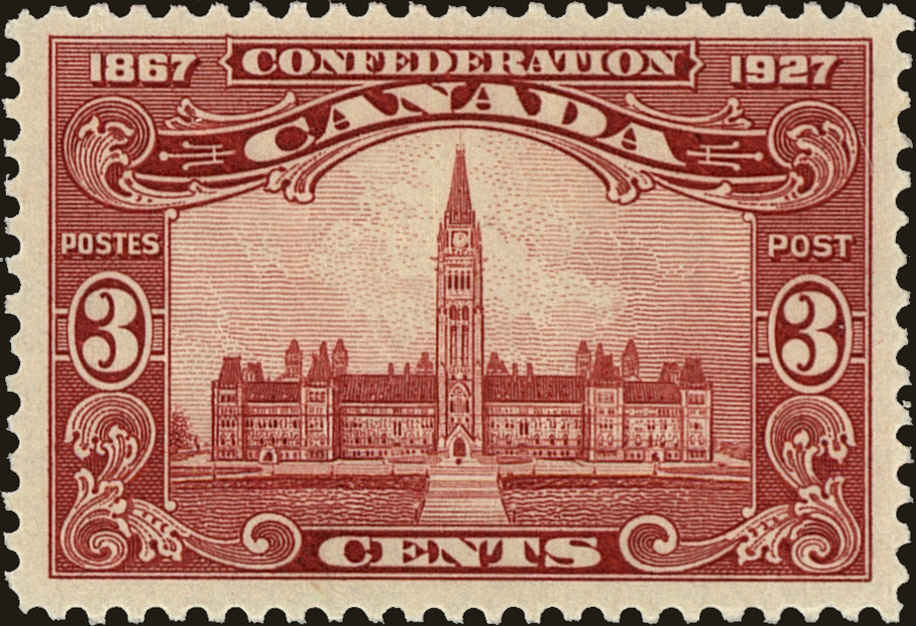 Front view of Canada 143 collectors stamp