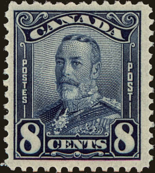 Front view of Canada 154 collectors stamp