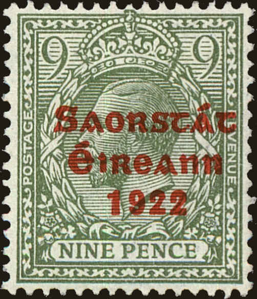 Front view of Ireland 53 collectors stamp