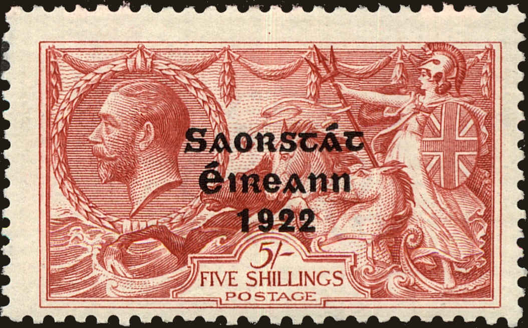 Front view of Ireland 78b collectors stamp