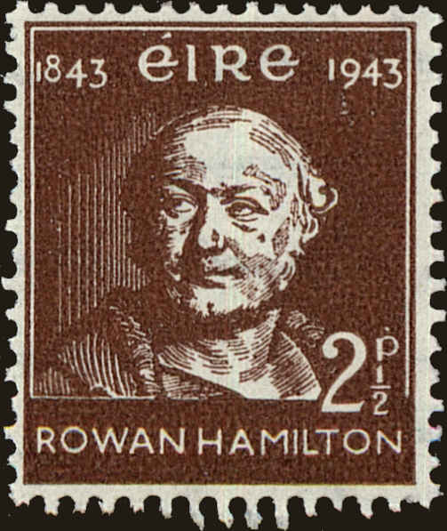 Front view of Ireland 127 collectors stamp