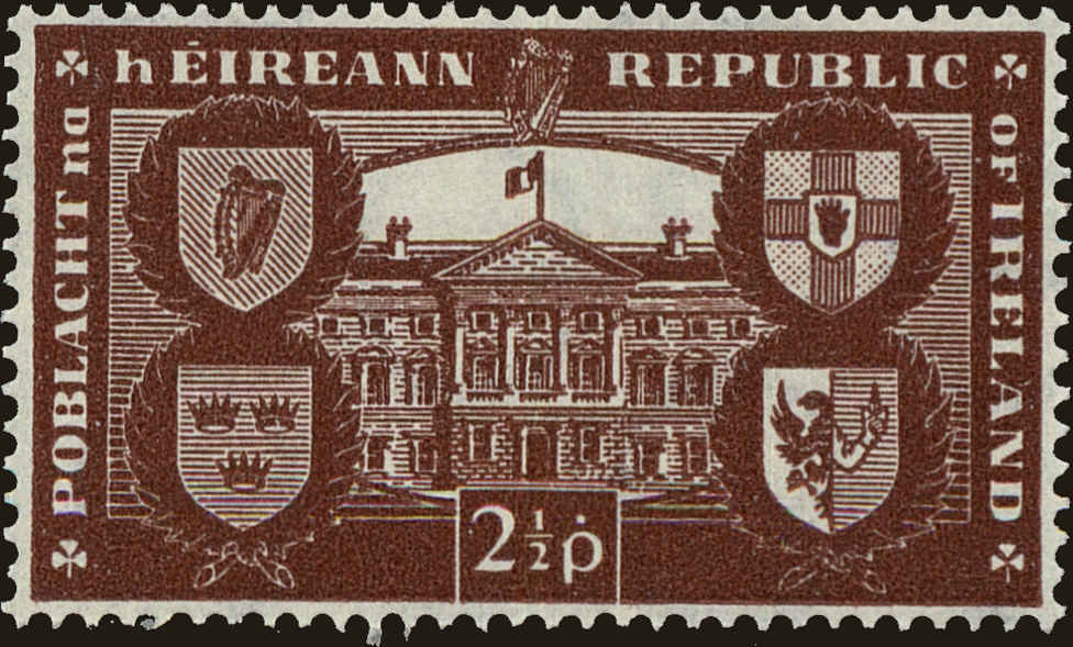 Front view of Ireland 139 collectors stamp