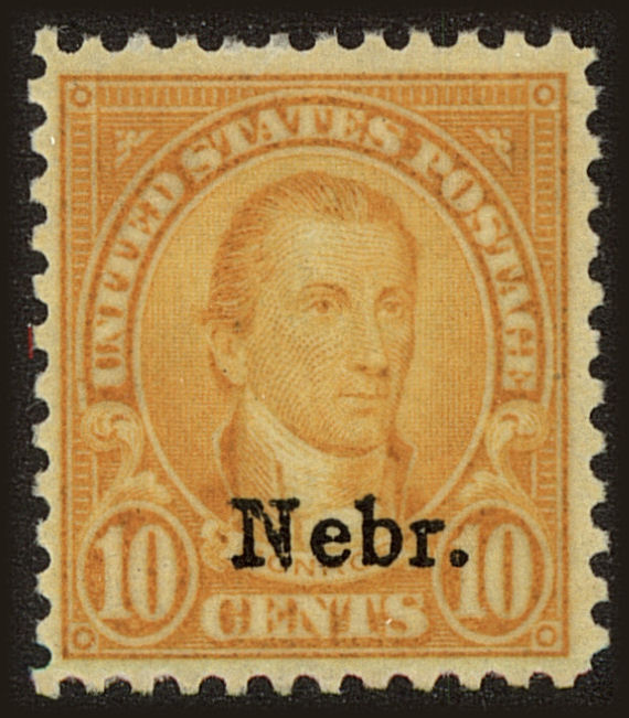 Front view of United States 679 collectors stamp