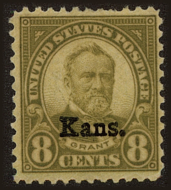 Front view of United States 666 collectors stamp