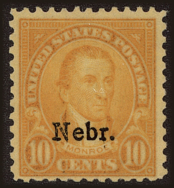 Front view of United States 679 collectors stamp