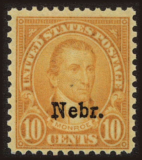 Front view of United States 679 collectors stamp
