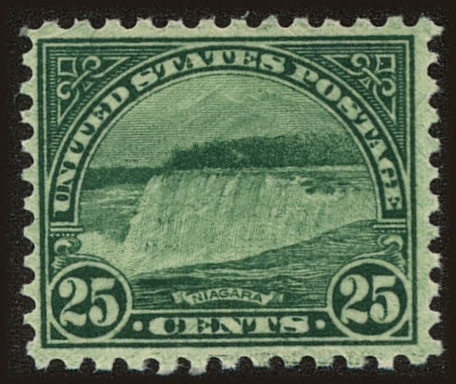 Front view of United States 568 collectors stamp