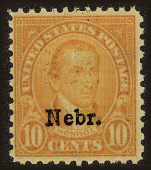 Front view of United States 679 collectors stamp