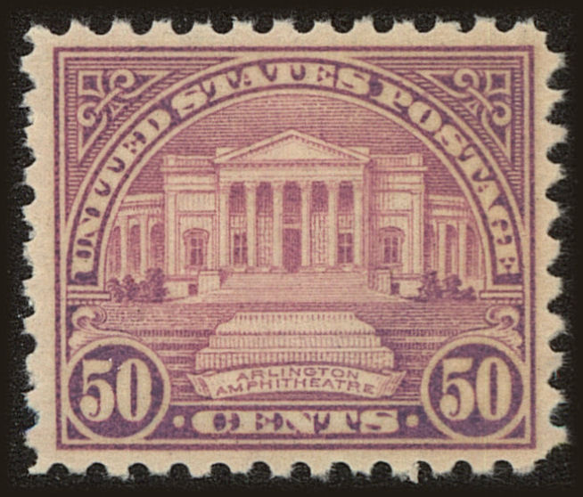 Front view of United States 701 collectors stamp