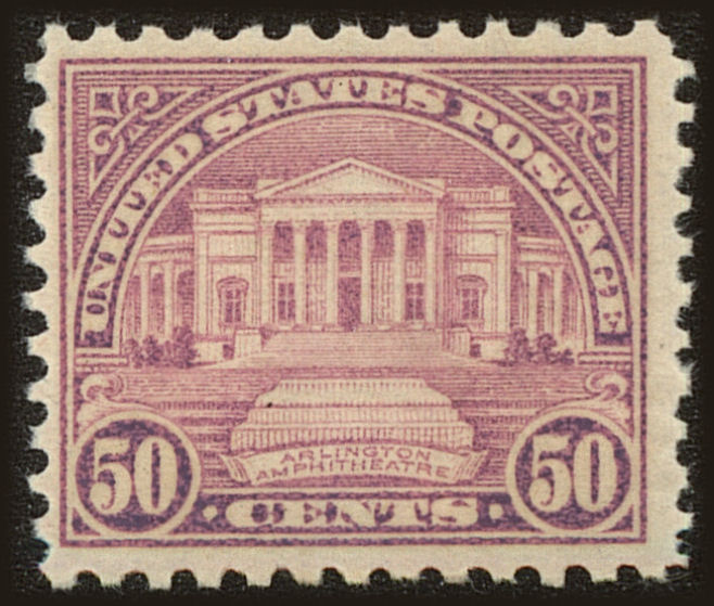 Front view of United States 701 collectors stamp