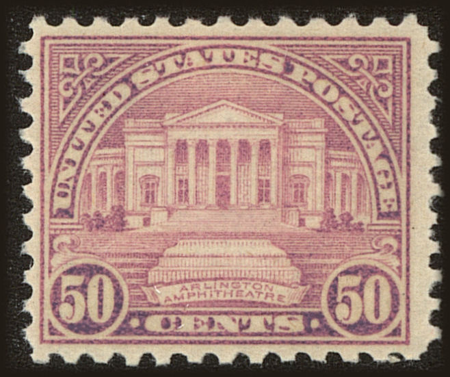 Front view of United States 701 collectors stamp