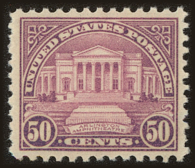 Front view of United States 701 collectors stamp