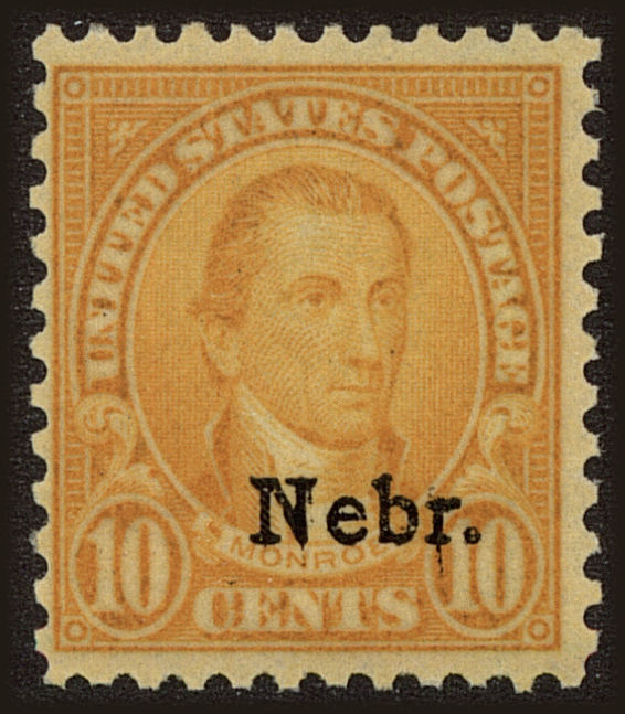 Front view of United States 679 collectors stamp