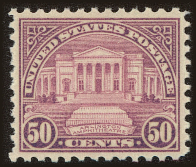 Front view of United States 701 collectors stamp