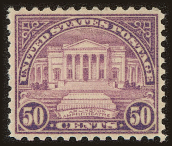 Front view of United States 701 collectors stamp