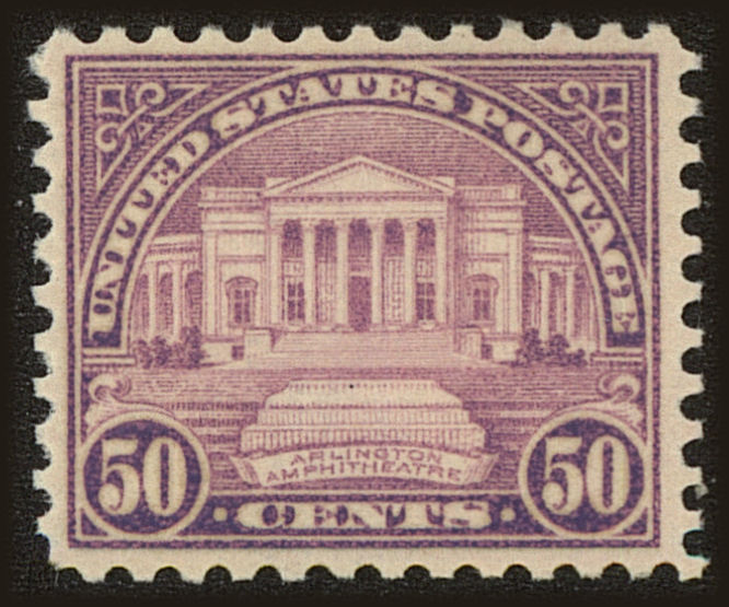 Front view of United States 701 collectors stamp