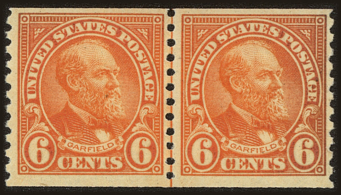 Front view of United States 723 collectors stamp