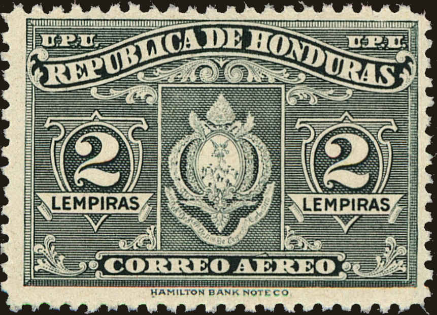 Front view of Honduras C162 collectors stamp