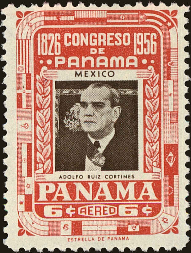 Front view of Panama C170 collectors stamp